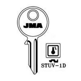 JMA Cylinder Key Blank STUV 1D For STUV JMA UK