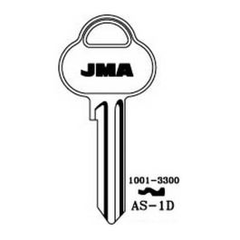 JMA AS 1D Vehicle Key Blank For Assa JMA UK