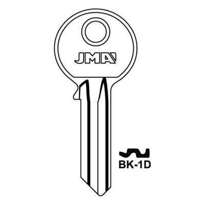 JMA BK 1D Cylinder Key Blank For BKS JMA UK