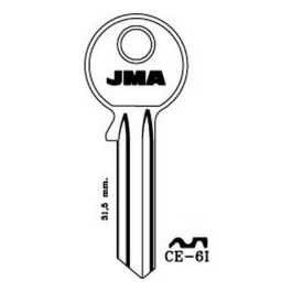 Jma Ce I Cylinder Key Blank For Ces Jma Uk