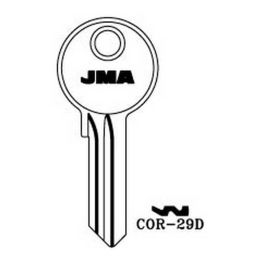 JMA COR 29D Cylinder Key Blank For Corbin JMA UK