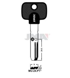 JMA MU-24.P1 Dimple Key Blank for Mul-T-Lock®