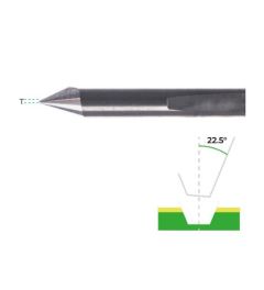 Gravotech Twin Cut 0.75mm (22.5°) Carbide Cutter