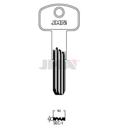 JMA SEC-1 Dimple Key Blank for SECUREMME®