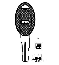 JMA TRM-18D.P Key Blank for Trimark®