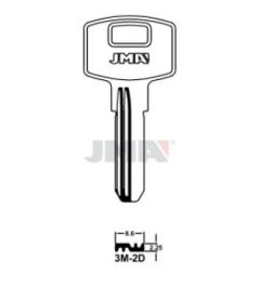 JMA 3M-2D Dimple Key Blank for 3M®