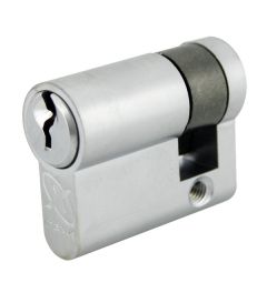 Maxus 55mm Single Euro Cylinder - Nickel