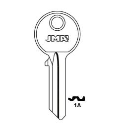 JMA 1A Cylinder Key Blank (50 Plus 5) for Yale®