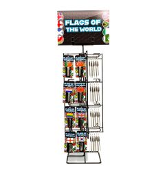 Flags of the World Key Blank Stand - Full