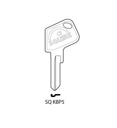 Squire® SQ KBP5 Cylinder Key Blank