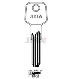 JMA TIT-26 Dimple Key Blank for Titan®