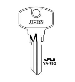 JMA YA-79D Key Blank - 5 Pin (50 Plus 5) for Yale®